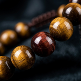 اقتدار در نگاه؛ دستبند سنگی چشم ببر (Tiger’s Eye) اصل